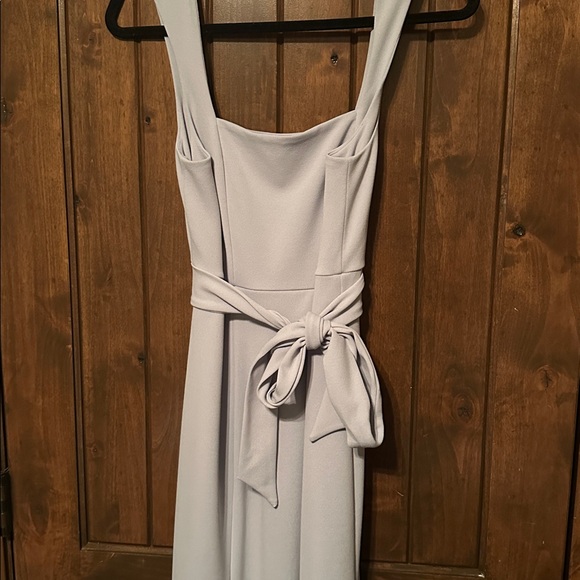 Show Me Your MuMu Elegant Steel Blue Paris Gown - Picture 6 of 6